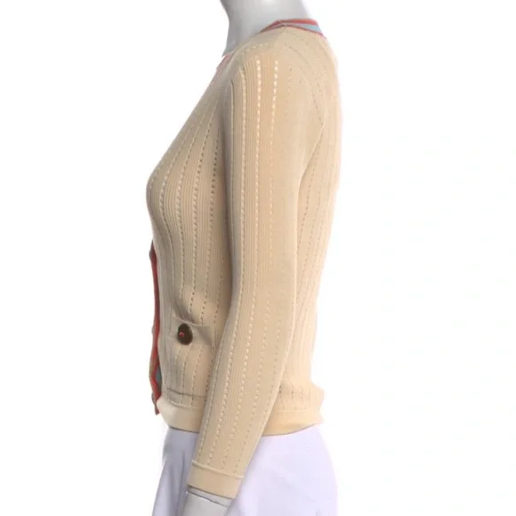 L'Agence Irvin Pointelle Cardigan NWOT